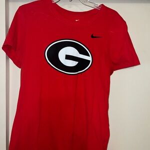 Nike Dri-Fit Red Georgia Bulldogs T-Shirt